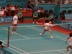 Badminton (or fencing???)
