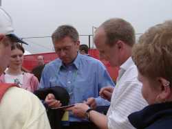 Could you sign this check Mr Moorcroft