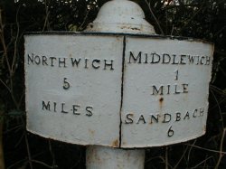 The milestone from which the field derived its name