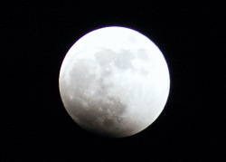 Start of lunar eclipse