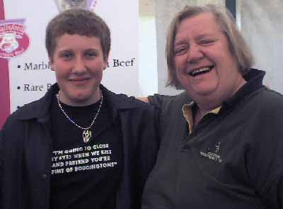 I'm going to close my eyes when we kiss and pretend your a pint of Boddingtons