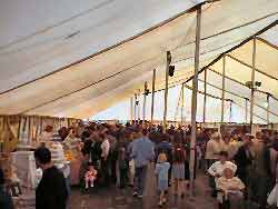 Inside marquee