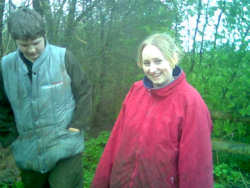 Damp Assistants Peter and Natalie