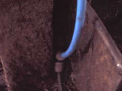 Connection to existing plumbing