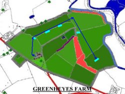 Map showing supply to field tanks