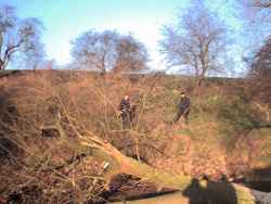 Police search team members