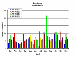 Rainfall Graph