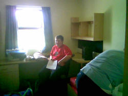 Simons room at Myerscough