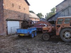 Loading manure for local Horticulturalist